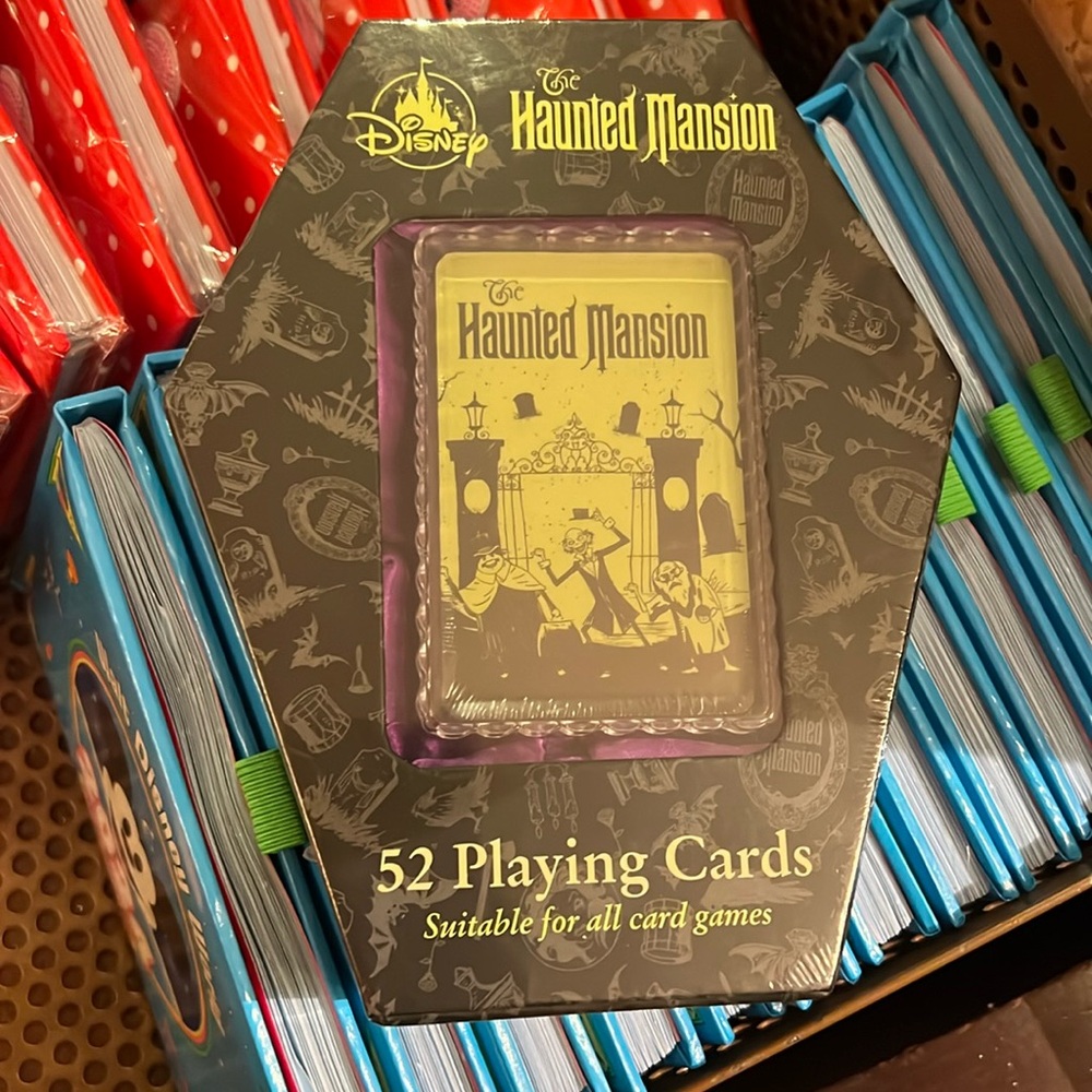 Disney haunted mansion playing cards never opened